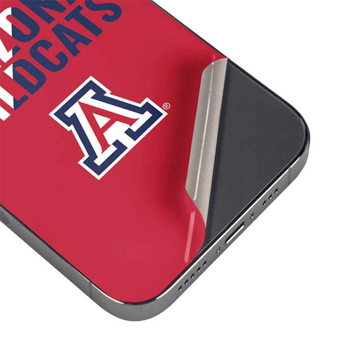 University of Arizona Wildcats Logo Split Red iPhone 14 Pro Skin
